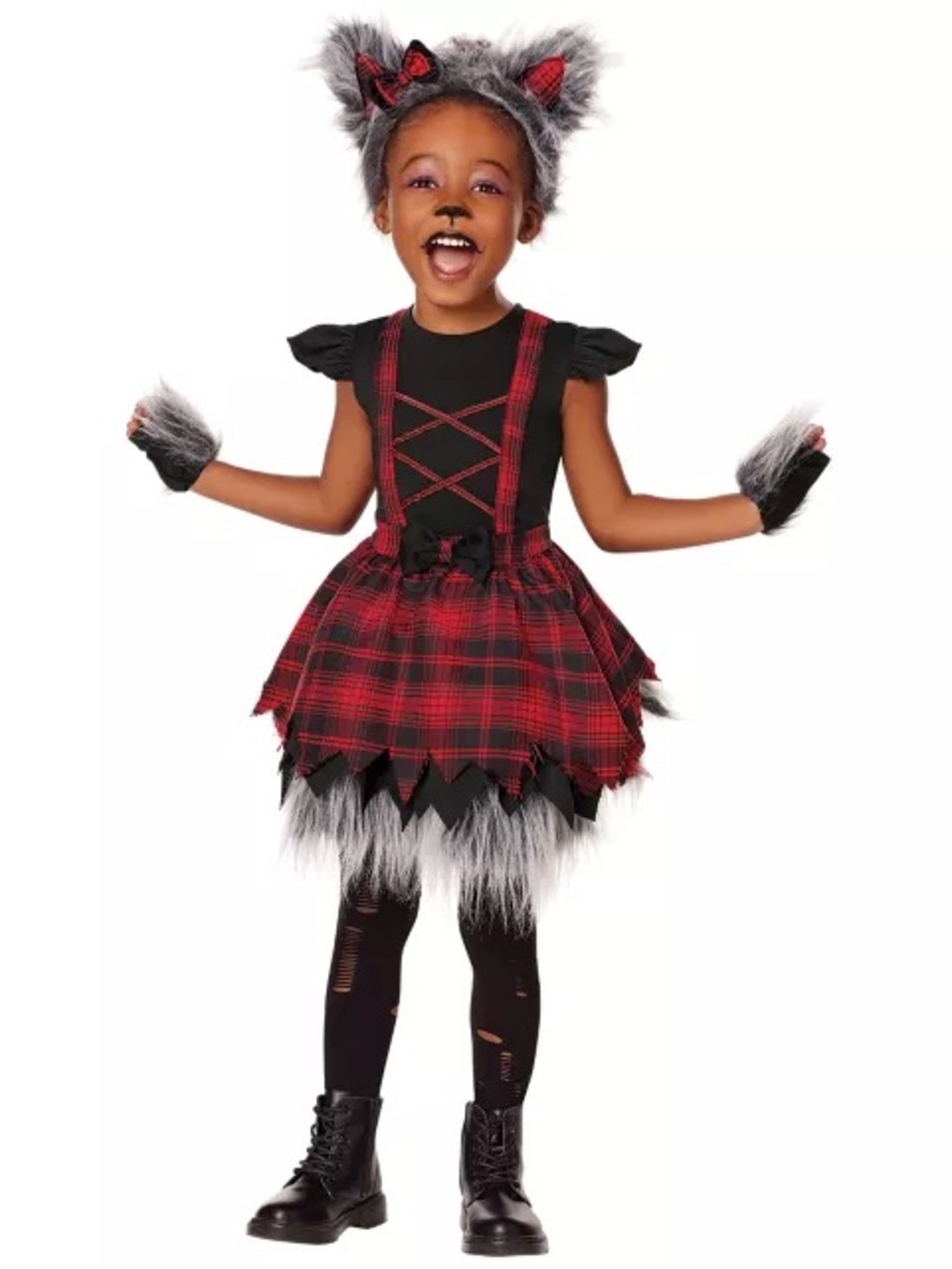 Spirit Halloween Toddler Wolf Cutie Costume NWT Size 3-4T